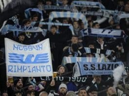 i tifosi della lazio ( foto di salvatore fornelli )