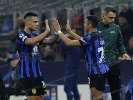 alexis sanchez e lautaro martinez ( foto di salvatore fornelli )