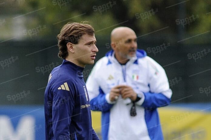 nicolo barella e luciano spalletti ( foto fornelli/keypress )