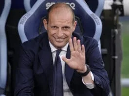 massimiliano allegri sorridente ( foto di salvatore fornelli )